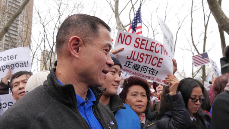 Image: Cadman Plaza rally in support of Peter Liang on February 20 - John Liu