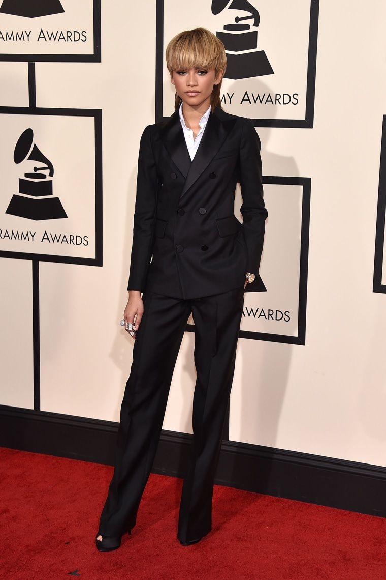 Zendaya at the 2016 Grammy Awards