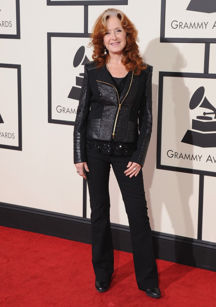 Bonnie Raitt at the 2016 Grammy Awards.