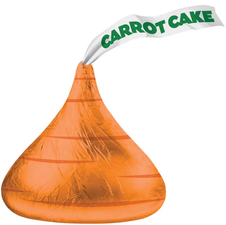 For Easter 2016, Hershey's will launch Carrot Cake Kisses, sold exclusively at Walmart