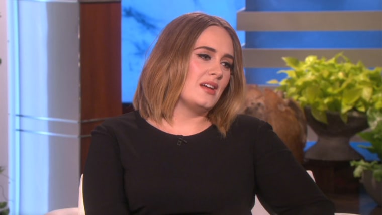 Adele talks to Ellen on Grammy night audio flub