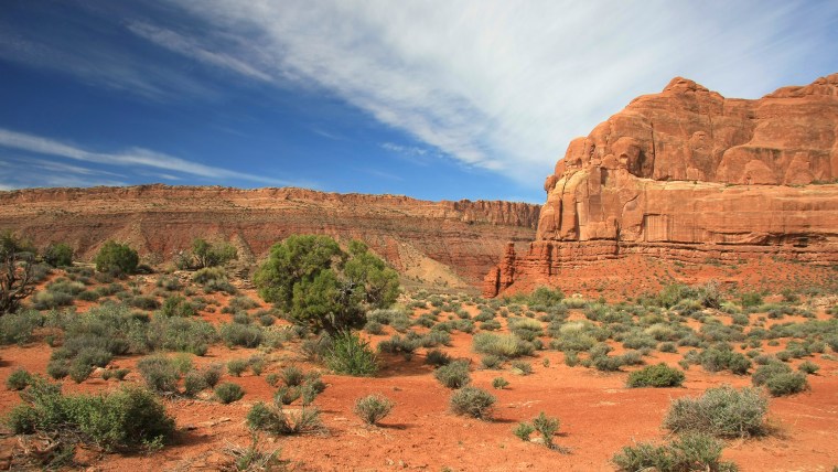 In Canyonlands, Utah