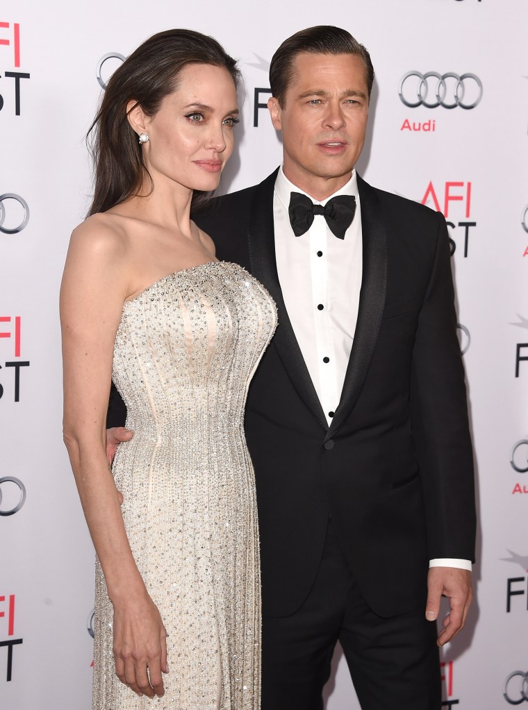 Angelina Jolie Pitt and Brad Pitt