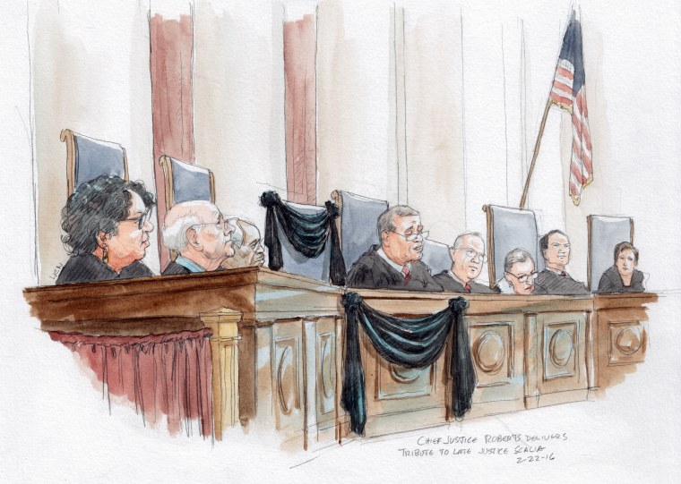 Image: Justice Scalia Tribute Sketches 01