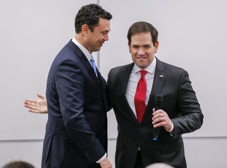 Image: Senator Marco Rubio campaigns in Columbia, South Carolina