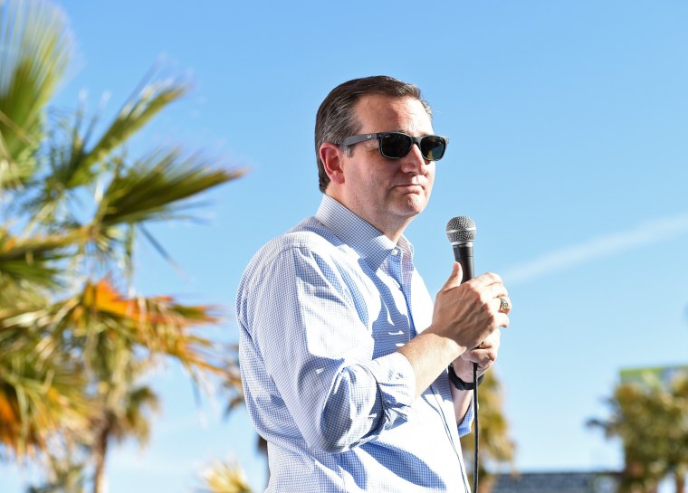 Image: Ted Cruz Campaigns In Nevada Ahead Of GOP Caucuses
