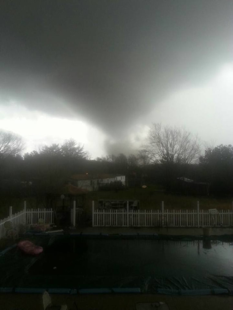 IMAGE: Funnel cloud in Appomattox, Virginia