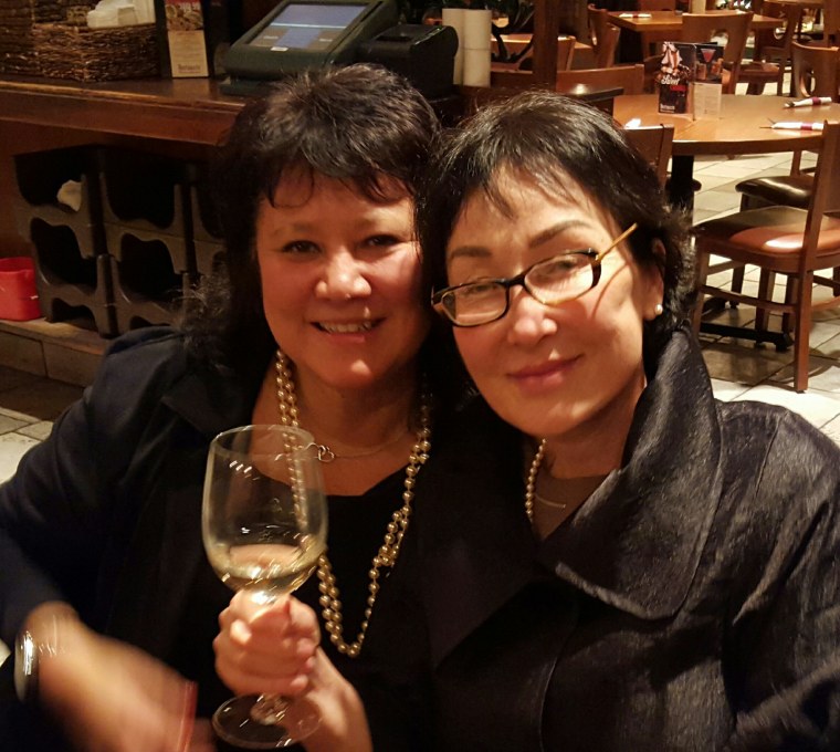 Sarah Savidakis, left, and Katherine Kim, president and secretary of 325Kamra, respectively.