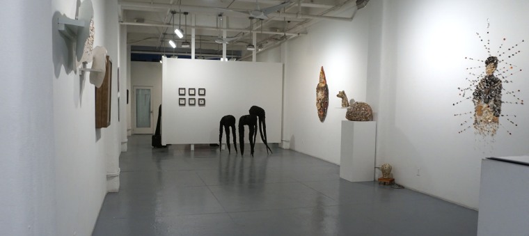Image: Rush Arts Gallery featured the Button Show curated by Souleo
