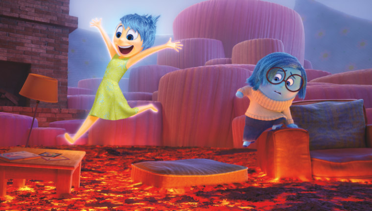 A still from "Inside Out," which was nominated for Oscars in the categories of best original screen play and best animated film.