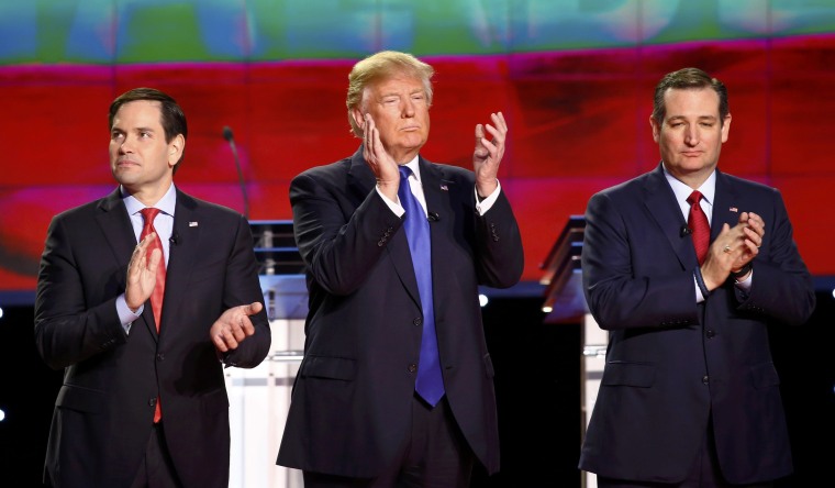 Image: Republican U.S. Presidential candidates