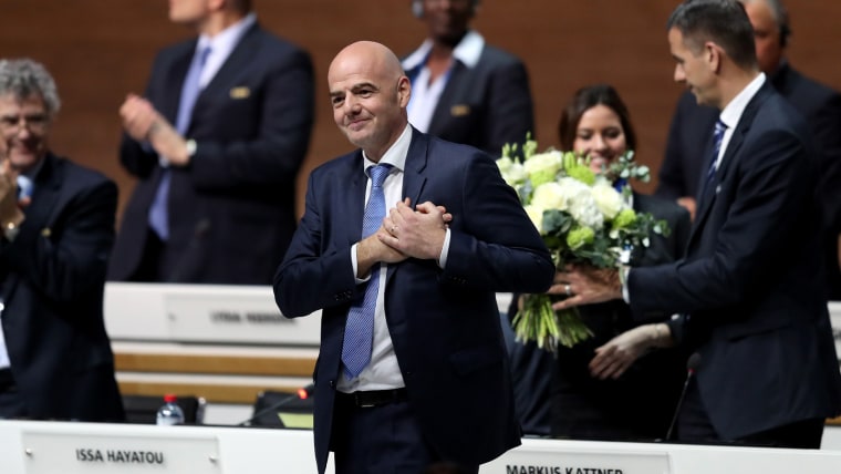 IMAGE: New FIFA President Gianni Infantino
