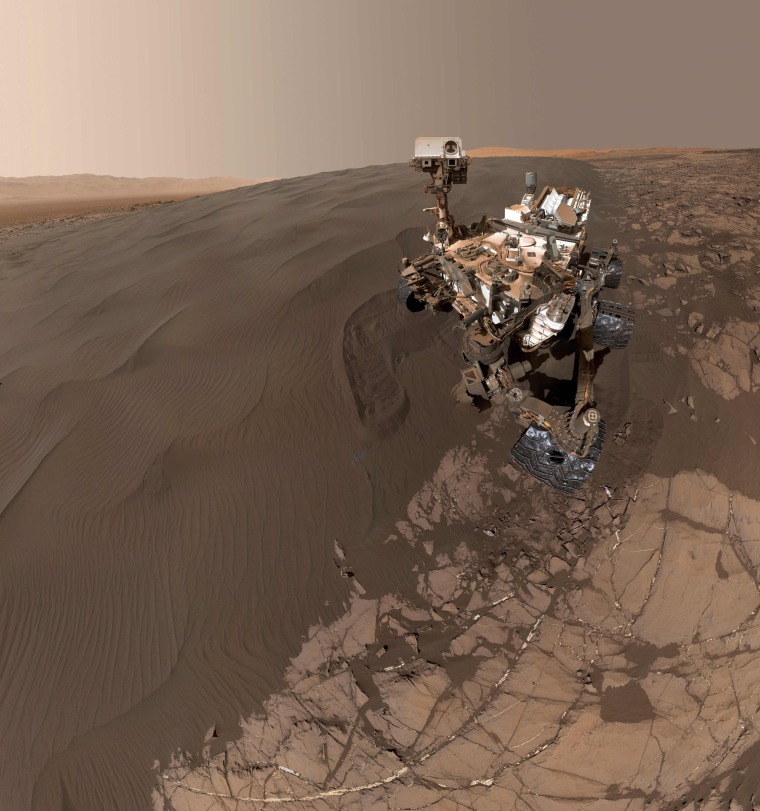 Image: SPACE-MARS-ROVER-SELFIE