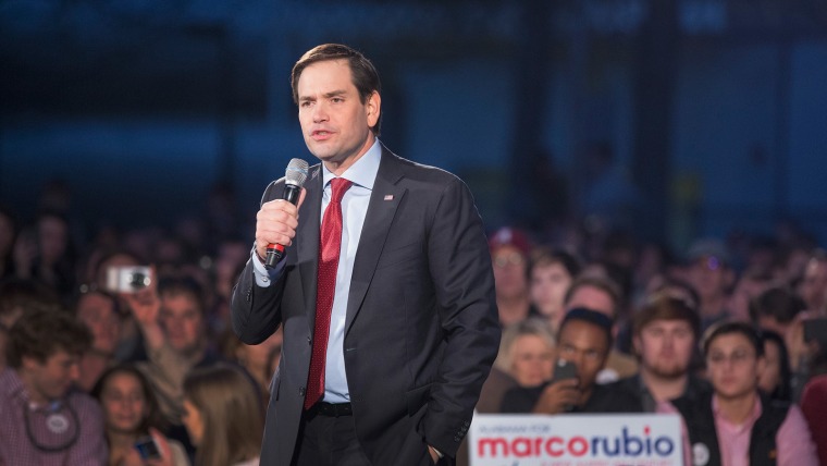 Marco Rubio Campaigns In Alabama Ahead Of Super Tuesday