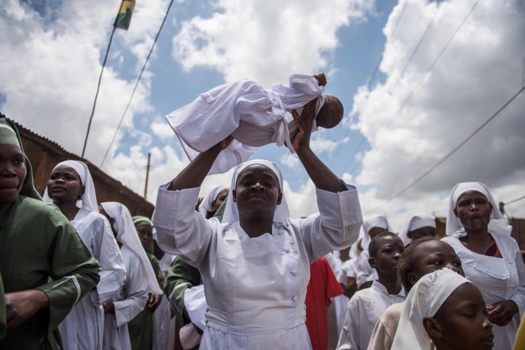Image: KENYA-RELIGION-NEWBORN-FEATURE
