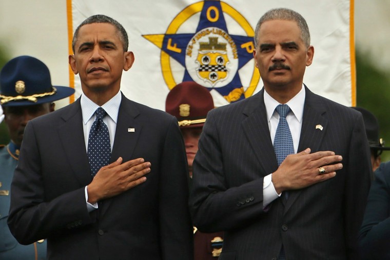 Obama Delivers Remarks At National Peace Officers Memorial Service