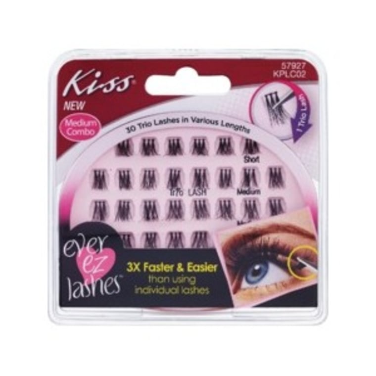 Kiss Ever Ez Lashes Trio Lashes in Various Lengths Medium Combo