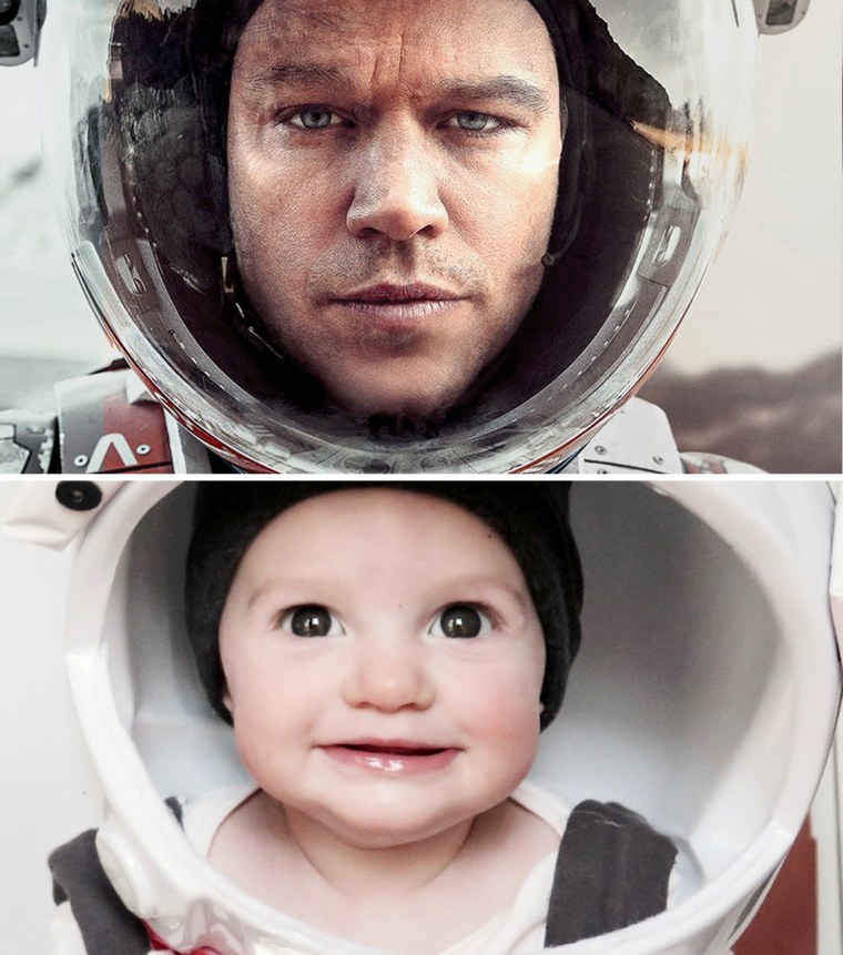 Maggie Storino's version of "The Martian" stars her 8-month-old daughter Sloane in place of 2016 Academy Award nominee Matt Damon.