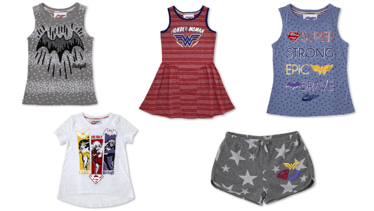 The collection also features clothes for girls.