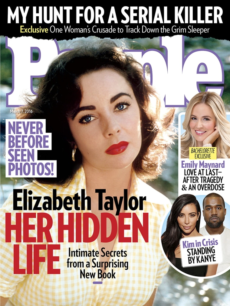 People magazine cover featuring Elizabeth Taylor