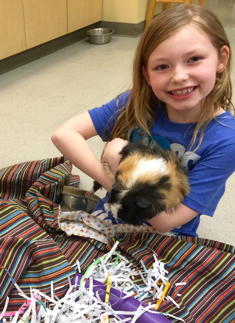 Alex Hinsley even celebrated her birthday at the Humane Society of Missouri in early February. Instead of gifts, her guests brought items for the animals, such as blankets and treats.