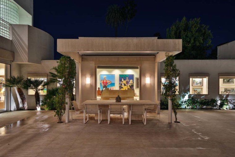 Jackie Collins Beverly Hills home