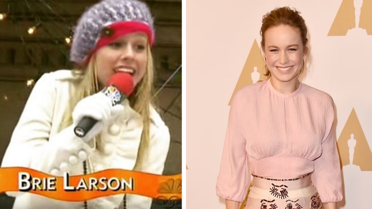 Brie Larson in 2005, and today.