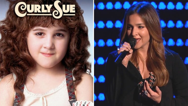 "Curly Sue" actress Alisan Porter on "The Voice"