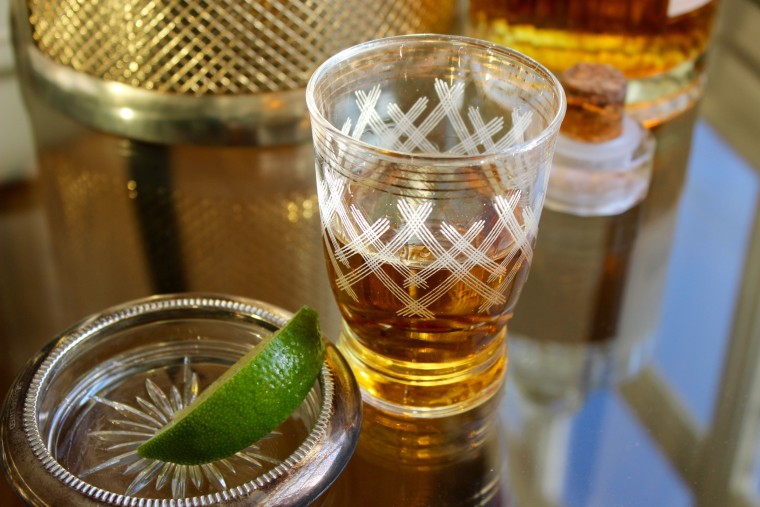 The Big Short Oscars Cocktail: Shot of Aged Tequila with Lime