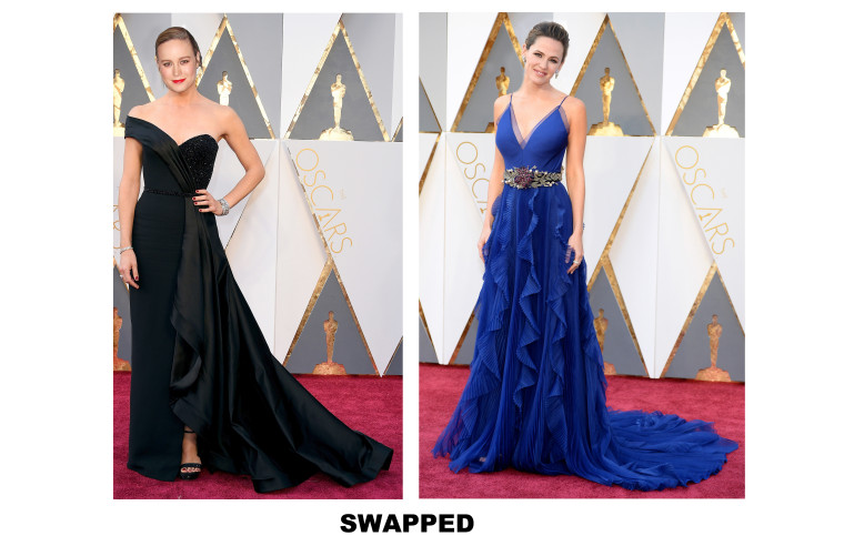 Brie Larson &amp; Jennifer Garner Oscars 2016