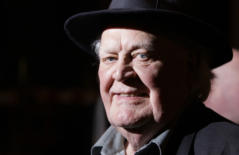 Actor Joss Ackland attends the UK premiere of Flawless- a diamond heist movie- at a central London cinema, Wednesday, Nov.26, 2008.