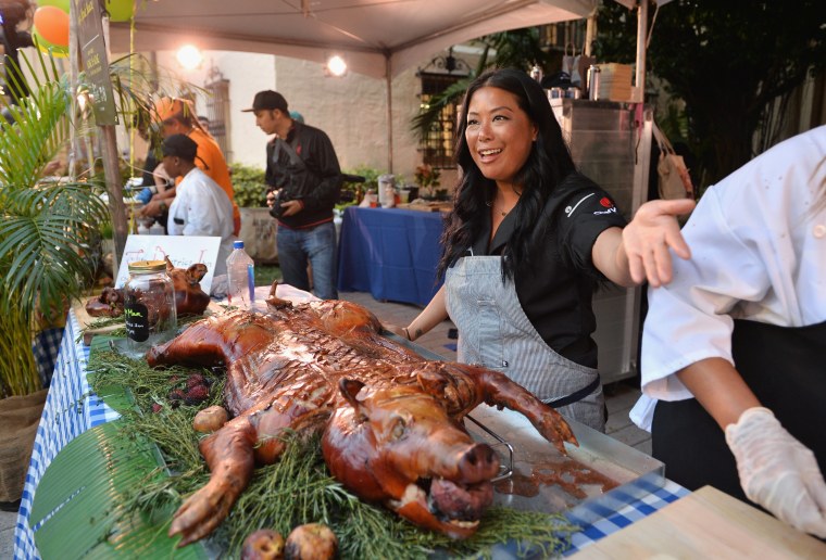 Image: Goya Foods' Swine &amp; Wine Presented By The National Pork Board Hosted By Lorena Garcia - 2016 Food Network &amp; Cooking Channel South Beach Wine &amp; Food Festival presented by FOOD &amp; WINE
