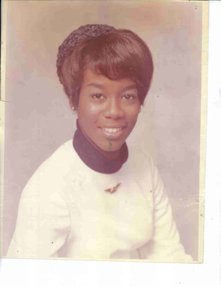 Casey Grant's stewardess graduation photo in 1971.