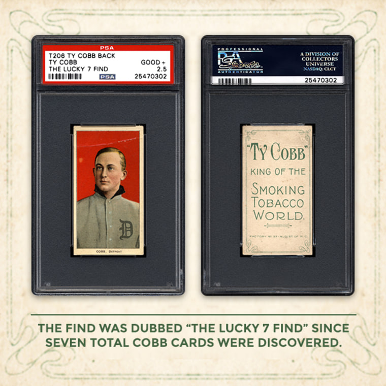 Ty Cobb baseball cards worth millions found in crumpled paper bag