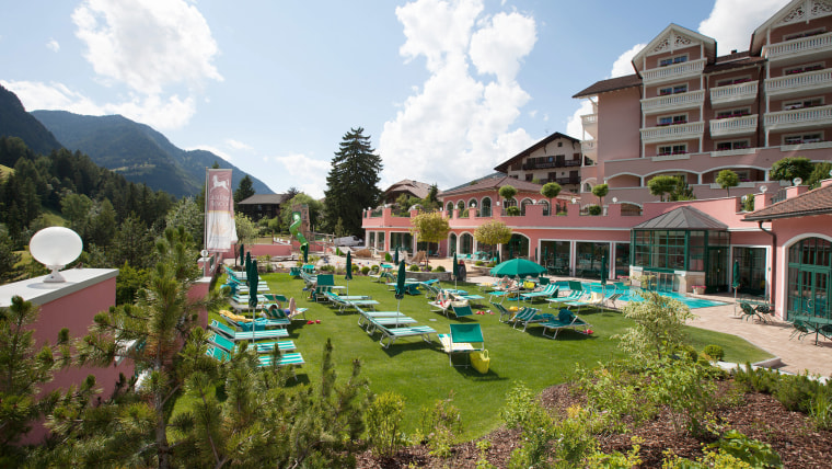 Cavallino Bianco Family Spa Grand Hotel in Ortisei, Italy is the number one hotel in the world for families.