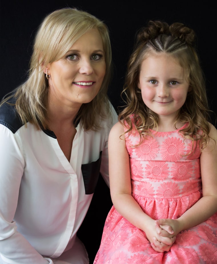 Mom and daughter's braid styles