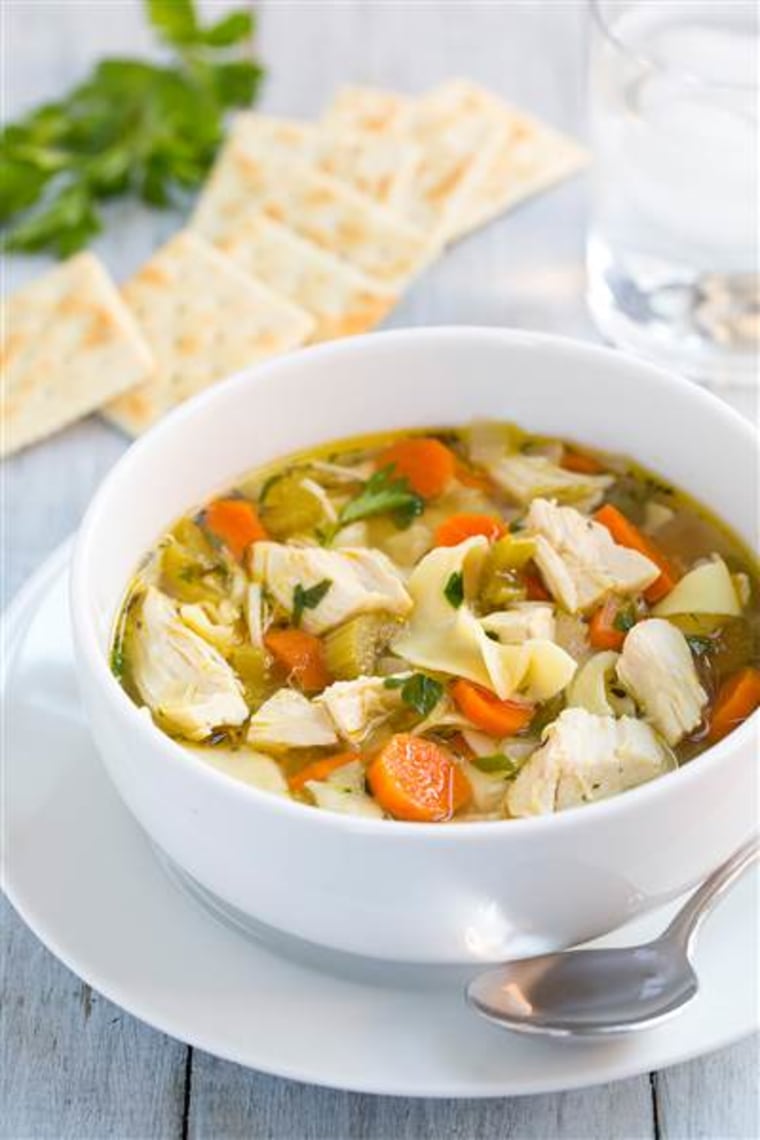Slow-cooker chicken noodle soup