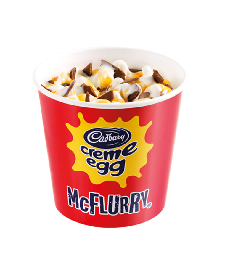 McDonald's Cadbury Creme Egg McFlurry