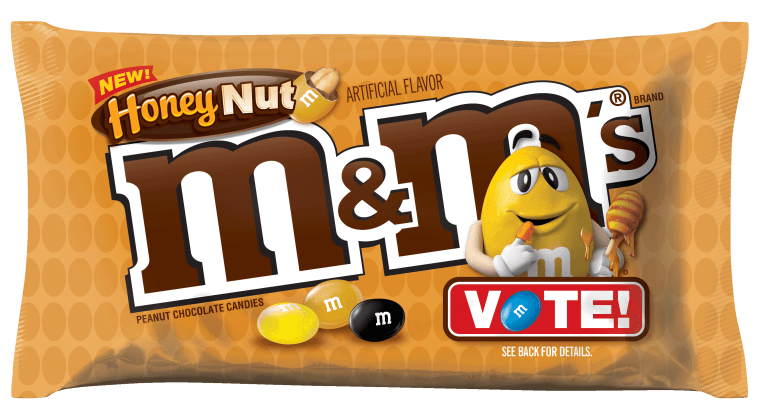 FATGUYFOODBLOG: M&M's have gone nuts! THREE NEW FLAVORS: Honey Nut