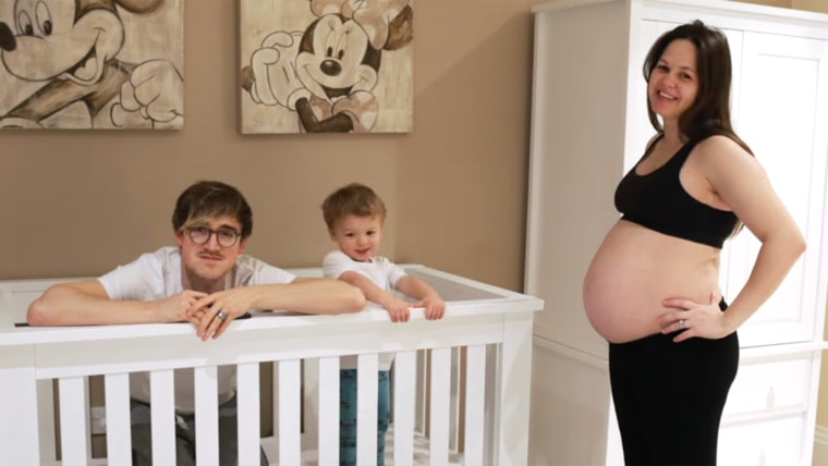 The Fletcher family pregnancy video