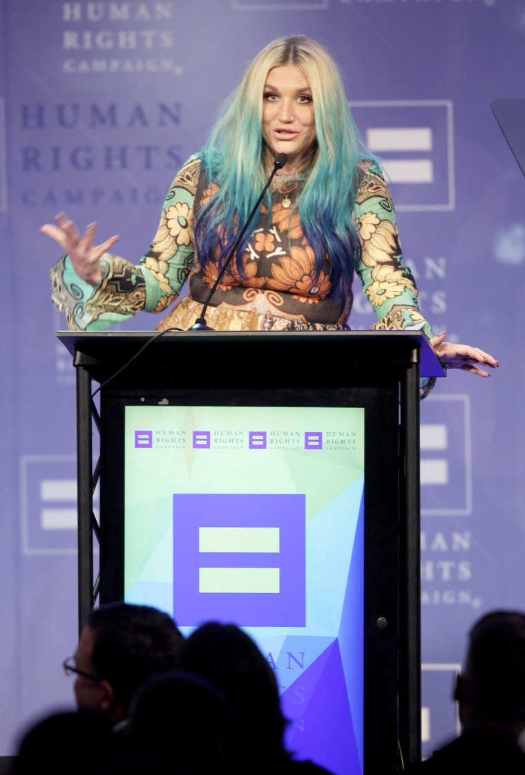 Kesha receives the Human Rights Campaign Visibility Award
