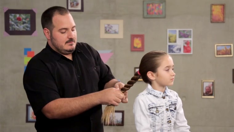 How to make a Basic Rope Braid | Dad Hair School | Babble