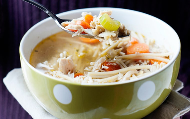 Slow-Cooker Healthy Chicken Noodle Soup
