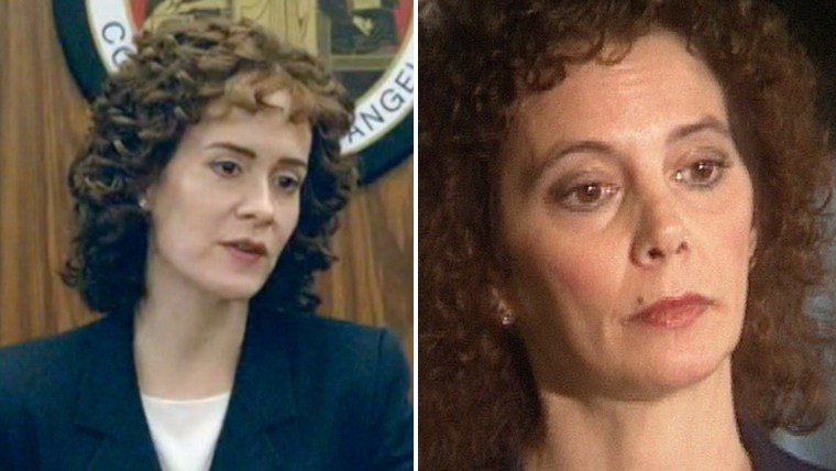 Sarah Paulson portrays real-life attorney Marcia Clark