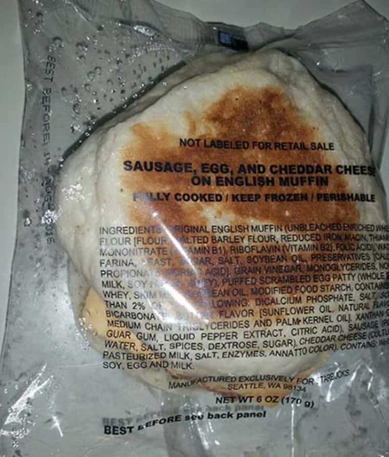 Breakfast sandwich may be contaminated with listeria.