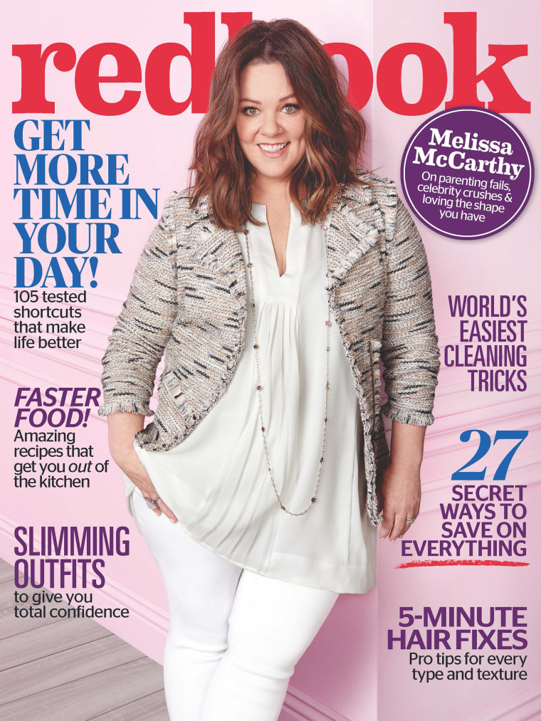 Melissa McCarthy on the cover of Redbook