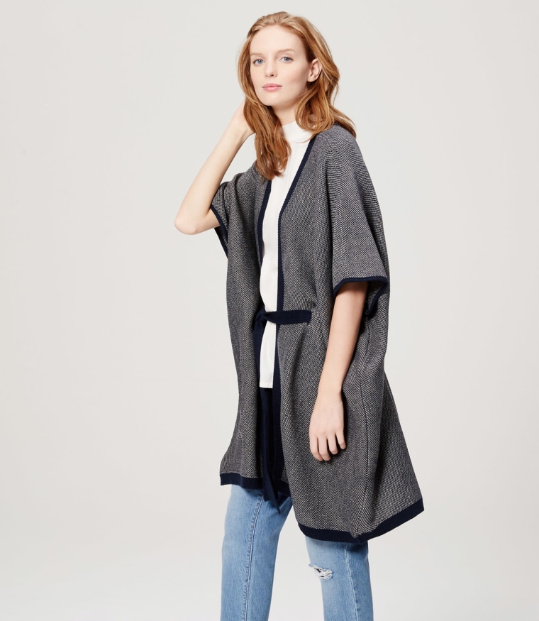 Loft Edged Poncho