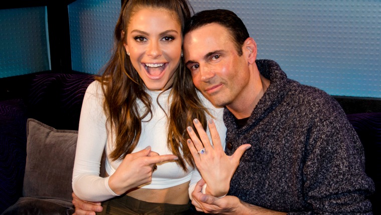Maria Menounos, got engaged to long-time boyfriend Keven Undergaro, who popped the question while they appeared on Howard Stern's SiriusXM radio show on March 9, 2016.
