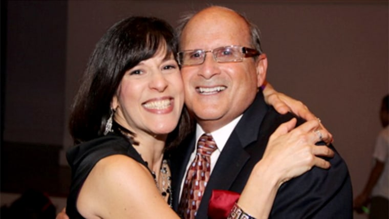 Colorado blogger Deborah Greene is pictured with her late father, whose suicide she wrote about in a powerful open letter.