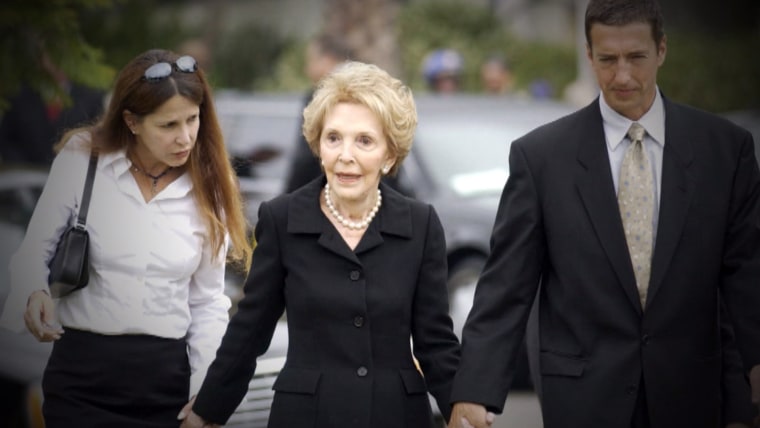 Patti Davis with Nancy Reagan